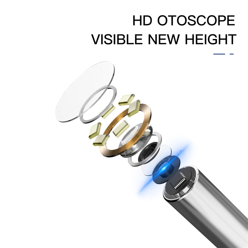 Digital Otoscope Ear Wax Panyabutan Smart Visual Ceuli Pick Video (2)