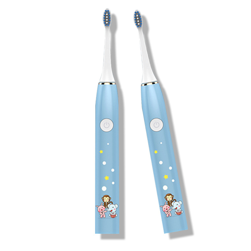 Cepillo de dientes eléctrico para niños Cepillo de dientes para niños con vibración sónica recargable (1)