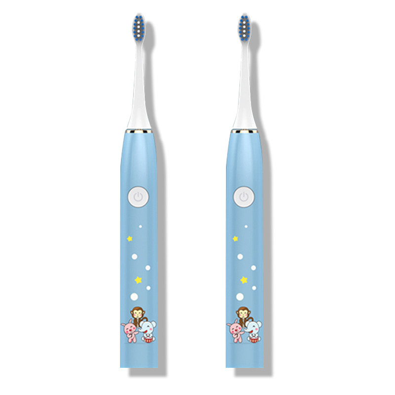 Cepillo de dientes eléctrico para niños Cepillo de dientes para niños con vibración sónica recargable (2)