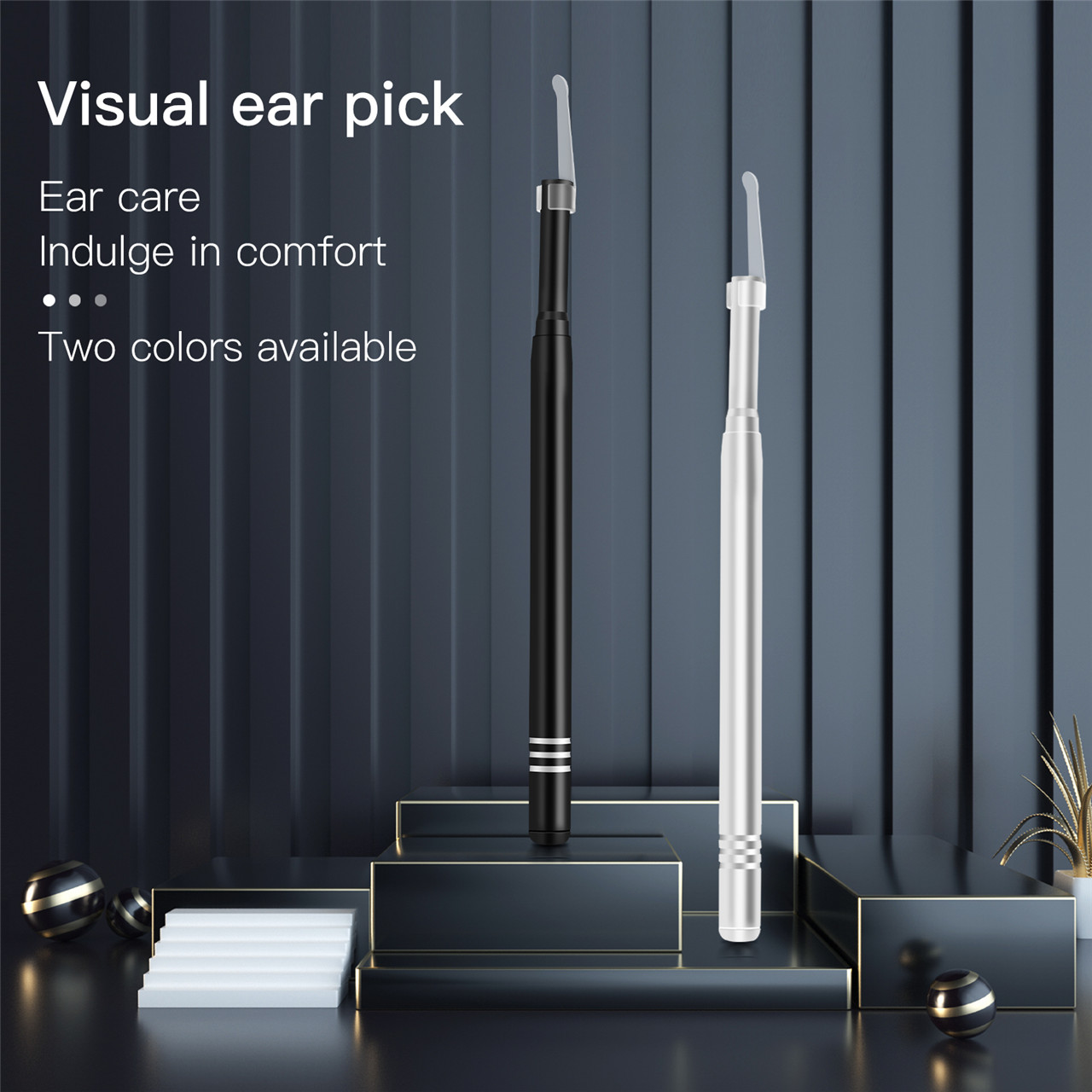 3 in 1 USB Ear Pick Visual Ear Cleaner 5.5mm ឧបករណ៍សម្អាតត្រចៀក Endoscope Otoscope Camera (1)