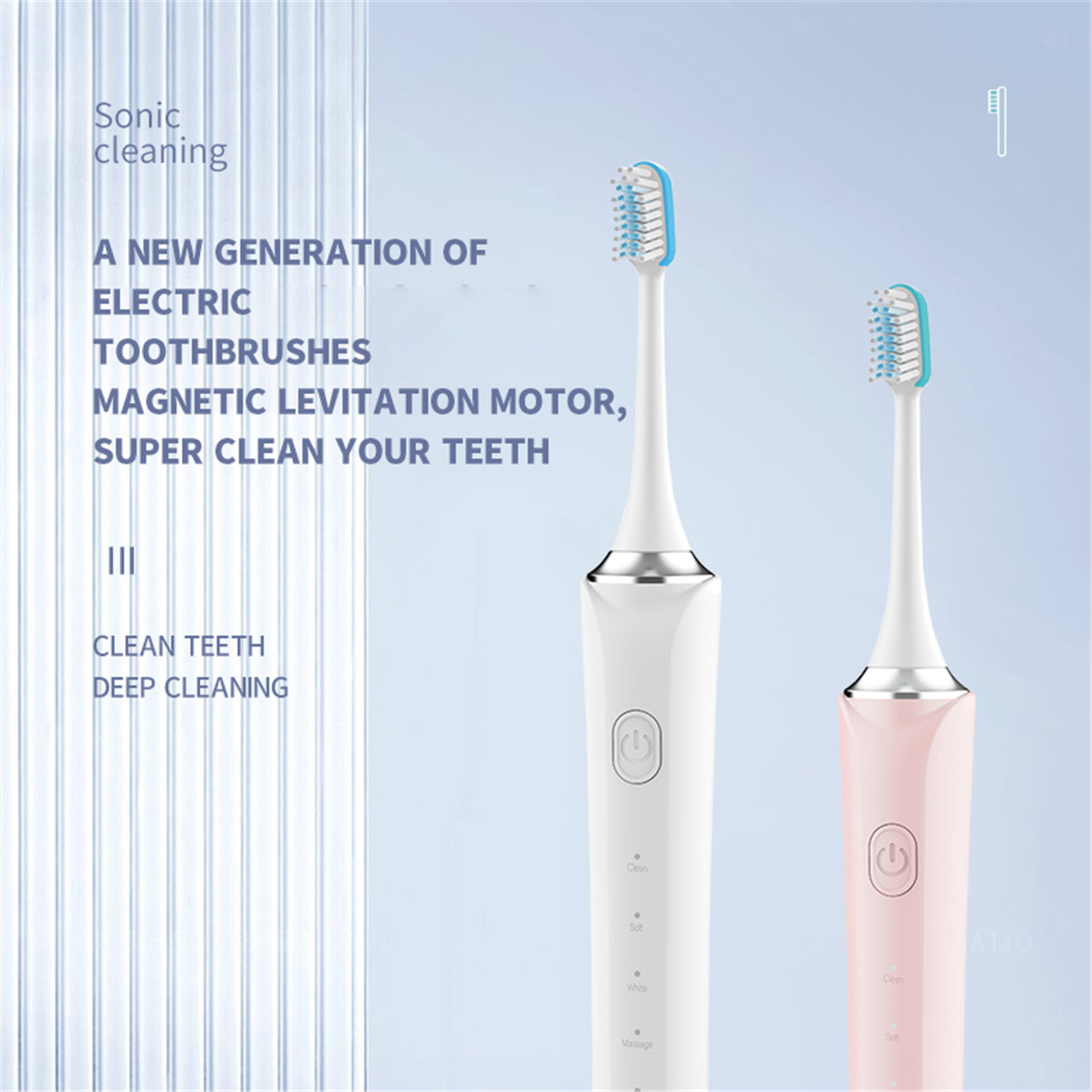 OEM Customized USB Charging Ultrasonic Sonic Electric Toothbrush for teeth whitening  (1)
