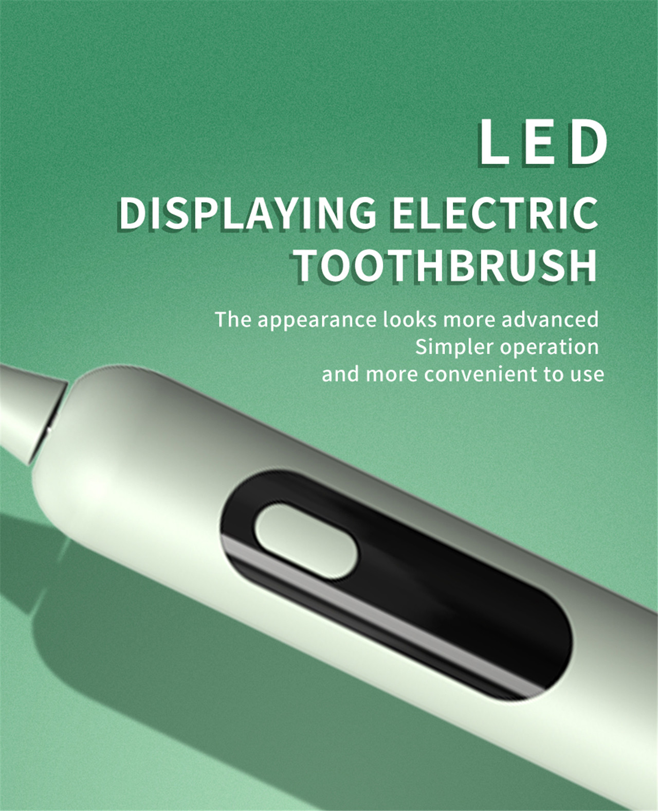 Professional ishlab chiqaruvchi Dental Sonic Brush Tishlarni oqartiruvchi elektr tish cho'tkasi (5)