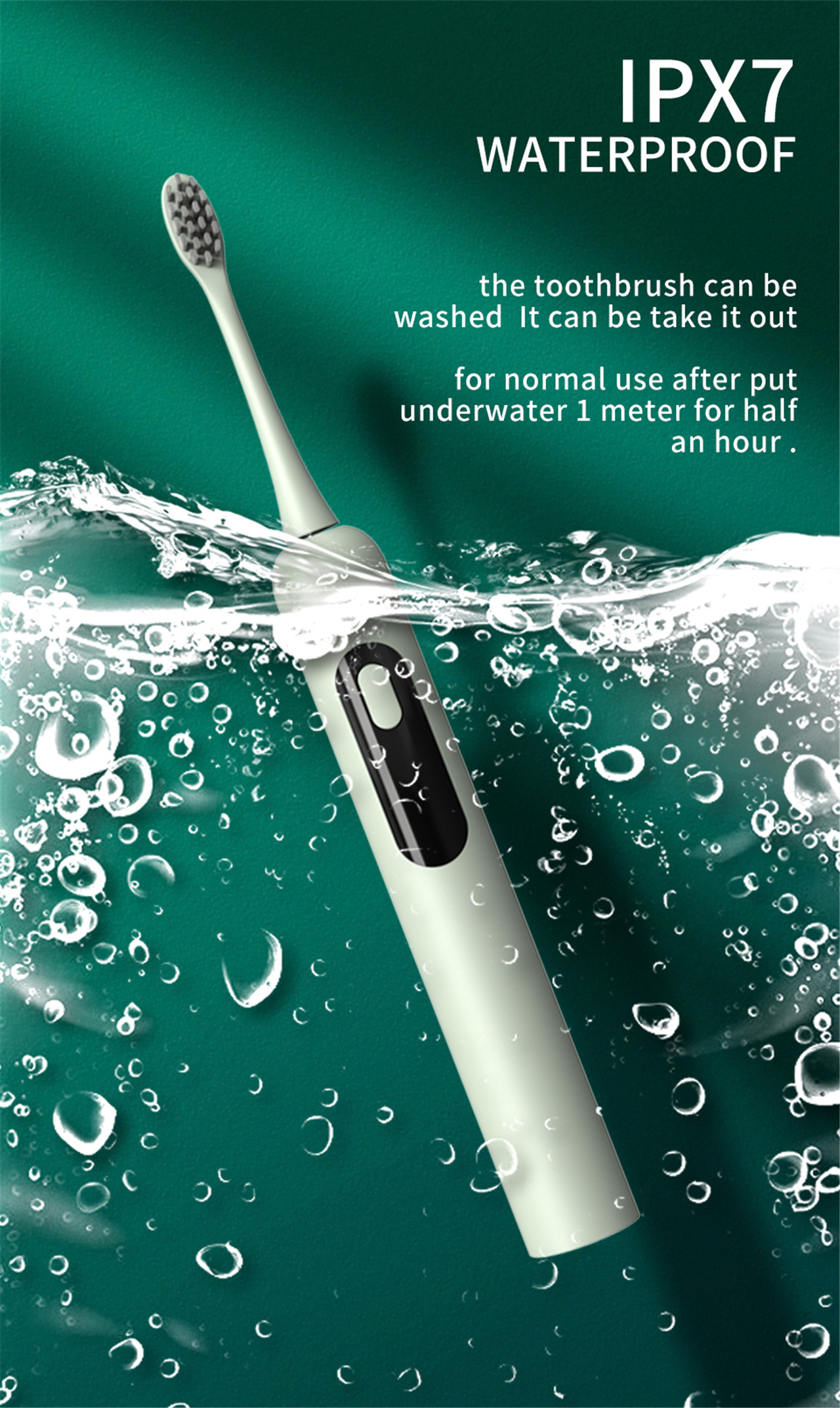 Propesyonal na Manufacturer Dental Sonic Brush Pagpapaputi ng ngipin Electric Toothbrush (9)