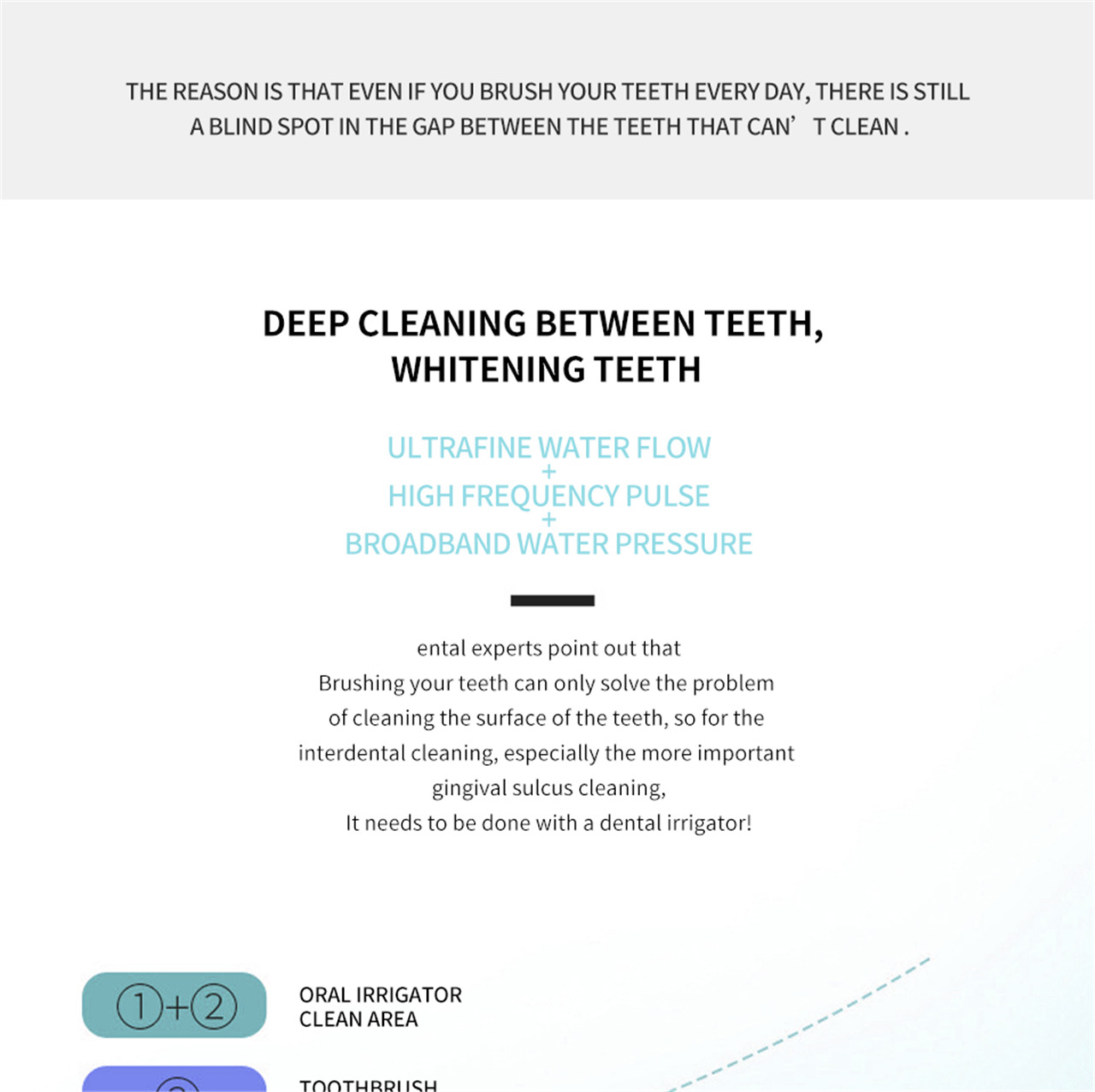 Утасгүй шүдэнд зориулсан цэнэглэдэг усан утас - Зөөврийн усан шүд цэвэрлэгч (5)