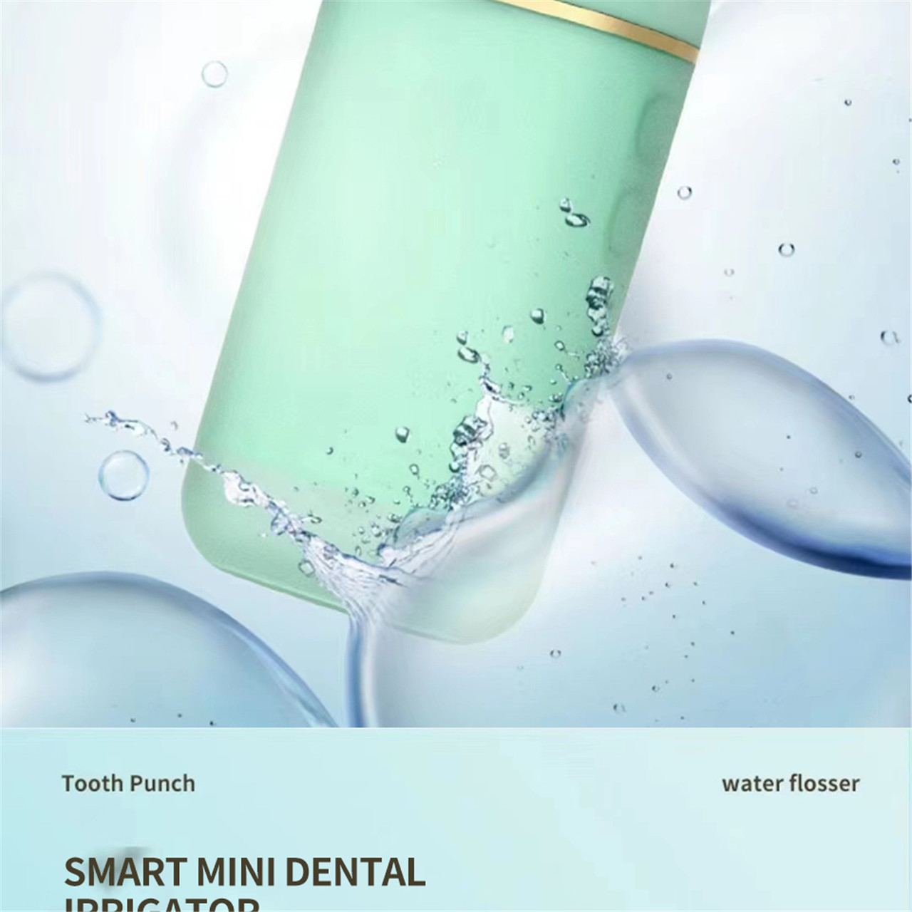 Water Flosser [Mini Cordless Portable] Oral Irrigator Water Teeth Cleaner Pick (9)