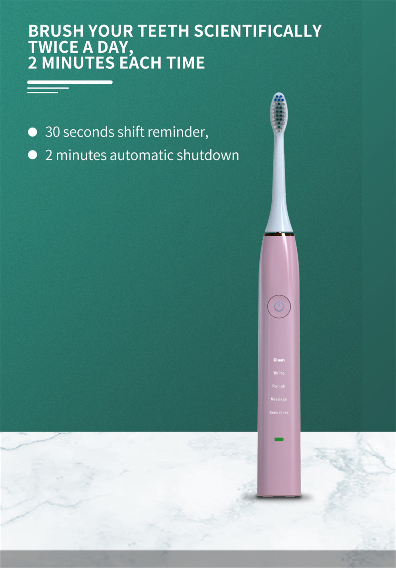 Electronic Toothbrush tooth whiten Sonic care Toothbrush China Manufacturer (4)